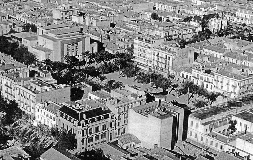 SIDI BEL ABBES PLACE CARNOT VUE AERIENNE.JPG